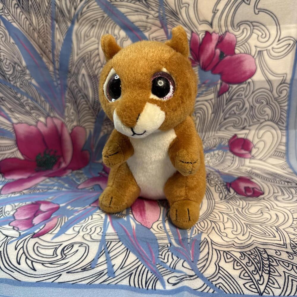 Ty Beanie Baby Squire Brown Squirrel 6" Plush 2022 Stuffed Animal